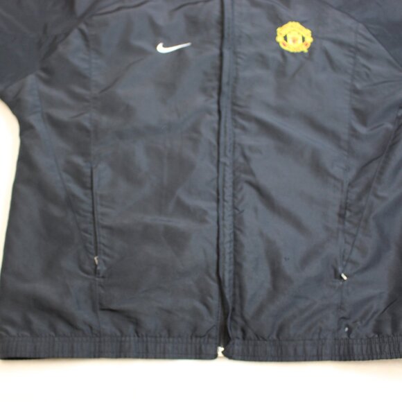 Vintage Nike Manchester United Soccer Football Training Light Jacket Mens Small - Picture 7 of 10